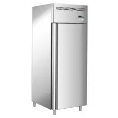 KÜHLSCHRANK AUS EDELSTAHL AISI 201 - FÜR KONDITOREIWAREN - UMLUFTKÜHLUNG -  Mod. G-PA800BT-FC - Bruttokapazität: 737 LITER - 1 TÜR - TEMPERATUR: -18º/-22ºC - Abmessungen in cm. (B x T x H): 74 x 99 x 201 - EG-NORM
