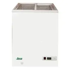 TIEFKÜHLTRUHE - Mod. G-SD100S - statische Kühlung - manuelle Abtauung - Temperaturbereich: -18ºC - Nutzvolumen: 97 Liter - Produktmaße (B x T x H): 58 x 52 x 81 cm