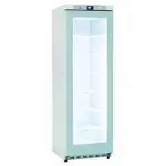 Gefrierschrank-Kühlschrank - Mod GN 400 G BT - Statisch mit Rührwerk - 1 Glastür - Kapazität 400 L - Temperatur -15°/-22°C - Maße B 60 x T 62,5 x H 186 cm