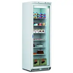 Vertikale Kühlvitrine - Mod. GHIACCIO PLUS N 40 - Fassungsvermögen: 360 Liter - Temperaturbereich: - 15 °C / -25 °C - Produktmaße in cm (B x T x H): 60 x 62 x 188 - CE-Kennzeichnung