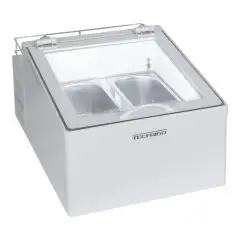 Thekenauslage für hausgemachtes Eis - Modell ICE POINT 20 - Statische Kühlung - Temperatur von -10°C bis -22°C