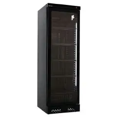 WEINKÜHLSCHRANK - Mod ILOOC 40 Y - Ventiliert - Temperatur °C +4/+18 - 1 Glastür - Struktur aus schwarz lackiertem Blech - Bruttokapazität von 382 Litern - Nettokapazität von 342 Litern - Leistung von 230 W - Einphasige Stromversorgung 220/50Hz - Produktm