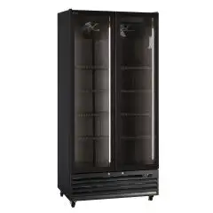 Kühlvitrine für getränke mit einer Kapazität von 614 Litern und einer Temperatur von 0 bis +10 °C Klimaitalia ICOOL 80 BLACK
