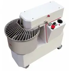 SPIRAL-TEIGKNETMASCHINE - FESTER KOPF - Mod. KHMI22 - Einphasen 230V Stromversorgung - Schüsselkapazität 22 L - Teiggewicht 18 kg - Leistung 0,90 kW - CE-Norm