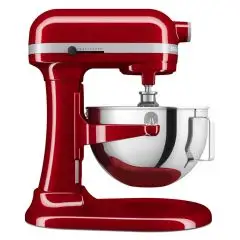 PLANETENMIXER KITCHENAID - Mod K55R Heavy Duty Kaiserrot - Metallstruktur - 1 Rührschüssel aus Edelstahl: 5,2 Liter - Leistung: 375 W  - einphasiger Anschluss: 220-240 V - Produktmaße (B x T x H): 28,7 x 37,1 x 41,9