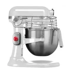 PROFESSIONELLER PLANETENMIXER KITCHENAID - WEISS - Mod K7PROW - Metallgehäuse - 1 Rührschüssel aus Edelstahl: 6,9 Liter - U/Min: 40 a 200 - Leistung: 325 W - einphasiger Anschluss: 220-240 V - Produktmaße (B x T x H): 37,1 X 28,7 X 41,9 - Schutzgitter - N