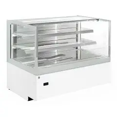 Wandkühlregal - Mod LILIUM GRAB&GO SELF H 1155 - Ventilierte Kühlung - Temperatur +2°C bis +6°C (Präsentationsregal) und +4°C bis +8°C (auf den Regalen)