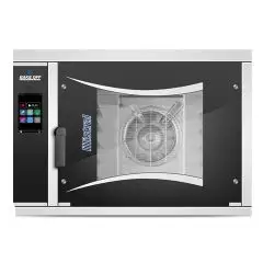 ELEKTRO KOMBI-BACKOFEN MIT HEISSLUFT UND DAMPF  UND TOUCH-BEDIENUNG - Cod. MISTRAL 6TTR M14 VISION - GEEIGNET FÜR BÄCKEREIEN UND KONDITOREIEN - UMLUFT - Ofenkapazität: 6 Bleche in den Formaten 60 x 40 cm oder 66 x 46 cm - Leistung: 10 kW - dreiphasiger An