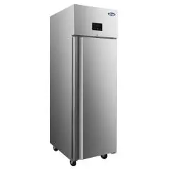 EDELSTAHL-KÜHLSCHRANK / GEFRIERSCHRANK - Mod PBF40FS - ENERGIEEFFIZIENZKLASSE B - UMLUFTKÜHLUNG - GASTRONORM 2/1 (65x53 cm) - KAPAZITÄT 552 L - 1 TÜR - TEMPERATUR -17°/-22°C - Produktmaße (BxTxH) cm 71,4 x 83 x 206,5