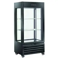 Weinkühlschrank - Mod RV 604B - Fassungsvermögen n 120 Flaschen - Temperatur +0/+20 °C - Ventilierte Kühlung - Abmessungen cm B 90 x T 65 x 190 H