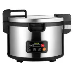 REISKOCHER - Mod SD82C - Stahlstruktur - Kapazität für gekochten Reis 22 Liter - Leistung 2500 W - Einphasige Stromversorgung - Abmessungen cm B 48 x T 41 x 54,8h