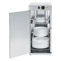 TELLERWÄRMER - 1 FLÜGELTÜR - Mod SPA60 - Einphasig 230V - Leistungsaufnahme 750 W - Abmessungen cm B 39,6 x T 40,2 x 86,5 H - CE-Norm