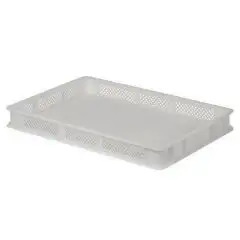 GELOCHTER NUDELTEIG UND PIZZATEIGBEHÄLTER - POLYPROPYLEN - KAPAZITÄT: 12 Liter - AUSSENABMESSUNGEN: 60 x 40 x 7 h