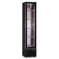 FLEISCH VITRINENSCHRANK - Mod TH REGA - Statisch mit Rührwerk - Leistung von 180 W - Kapazität von 164 Litern - Temperatur von 0° bis +4°C - PRODUKTMAßE (BxTxH) cm 39 x 47,5 x 188 - CE-Norm