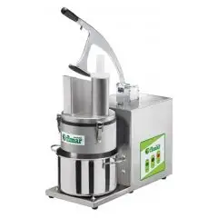 GEMÜSESCHNEIDER - Mod TV4000 MN - Struktur aus Edelstahl AISI 304 - 5 Scheiben inklusive - Einphasige Stromversorgung 230V/1/50Hz - Leistung 370 W - Abmessungen cm B 28 x T 63 x H 55
