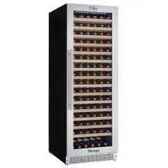WEINKÜHLSCHRANK - MOD. G-VI180S - VENTILATION - TEMPERATUR +5°C/+18°C - N. 1 GLASTÜR - STRUKTUR AUS SCHWARZEM LACKIERTEM BLECH - BRUTTO-KAPAZITÄT 388 Liter - LEISTUNG 160 W - SPANNUNGSVERSORGUNG 220-240V/1/50Hz - ABMESSUNGEN cm B 71 x T 59,5 x 172 H