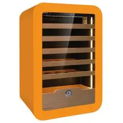 Weinkühlschrank mit kapazität Lt 126 und temperaturen von +2 bis +20 °C Klimaitalia VINARIUS 40 ORANGE