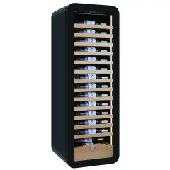 Weinkühlschrank mit kapazität Lt 268 und temperaturen von +2 bis +20 °C Klimaitalia VINARIUS 60 BLACK