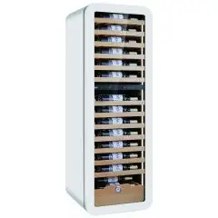 Weinkühlschrank mit kapazität Lt 268 und temperaturen von +2 bis +12 °C und von +12 bis +20 °C Klimaitalia VINARIUS 62 WHITE