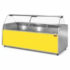 NEUTRO-Essenstresen (ohne Ger&auml;t und ohne Verdampfer) &ndash; Mod M 80 FB NVC &ndash; Temperatur &deg;C +2/+5 &ndash; Displayoberfl&auml;chentiefe: 66 cm