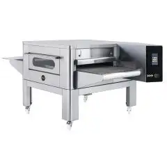 ELEKTRISCHER TUNNELOFEN FÜR PIZZA - Mod. C/65 - Modular und stapelbar - Aus Edelstahl - Kammermaße B 65 x T 100 x H 10 cm - Leistung 18,4 kW