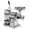 Fleischwolf und Käsereibe - Kombi 12/T - Mahlgruppe aus Aluminium - Einphasig - Stundenleistung Fleischwolf 100-160 kg/h - Stundenleistung Käsereibe 40 kg/h - EC - Kennzeichnung