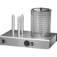 HOT DOG GERÄT - Mod. WD3 - 3 Toaststangen - Anschlusswert - 230 V einphasig 50 - 60 Hz - Leistung 1100 W - CE-Kennzeichnung