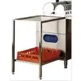 Ablauftisch für Haubenspülmaschine Serie B6 - Mod. 06/D - rechts - links - vorderseitig - Produktmaße in cm (B x T x H): 120 x 57,4 x 85