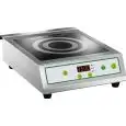 INDUKTIONSKOCHFELD - Mod. PFD/35 - Kochplatte aus Glaskeramik - Induktionsoberfläche in mm: 140 ÷ 220 - Einphasig 230V/1N/50Hz - Leistung 3,5 kW - Leistung: 500 ÷ 3500W - CE-Kennzeichnung