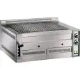 LAVASTEINGRILL B - auf Erdgas (Methan) eingestellt - Mod. B 80 - Grillrost aus matt lackiertem Gusseisen - Leistung 17 kW - Methan/LPG - Anschluss - Abmessungen in cm (BxTxH): 81 x 70 x 38 - CE-Kennzeichnung