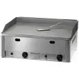 GAS - GRILLPLATTE - TISCHGERÄT - Mod. FRY2/LM - glatte GRILLFLÄCHE - LEISTUNG 8 kW - Abmessungen Grillfläche in cm: 65 x 48 - Versorgung: METHAN/LPG - CE-Kennzeichnung