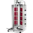 ELEKTRO GYROS DÖNERGRILL - Mod. GYR 80 - KORPUS AUS EDELSTAHl - Fleischgewicht: 30 - 65 kg - Leistung 5,6 kW - DREIPHASIG - CE-Kennzeichnung