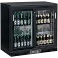 KÜHLVITRINE AUS LACKIERTEM BLECH UND ALUMINIUM - FÜR GETRÄNKE - Mod. G-BC2PS - UMLUFTKÜHLUNG - KAPAZITÄT: 223 LITER - 2 SCHIEBETÜREN AUS GLAS - TEMPERATUR: +2°/+8°C - Abmessungen in cm (B x T x H): 92 X 53,5 X 92 - EG-NORM