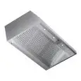 Wandhaube aus Stahl AISI 430 (ohne Motor) - Flammschutzfilter - Led lampen