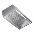 Wandhaube aus Edelstahl AISI 304 (ohne Motor) - Flammschutzfilter - Neon-Beleuchtung