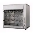 Elektro-Churrascogrill - Mod. CHURRASCO/CM14E - unabhängiger Motor je Schwert - 14 Schwerte - Länge: 50 cm - 3 Ebenen - Leistung: 10,15 Kw - Anschlusswert:  Dreiphasenwechselstrom- Produktmaße (B x T x H): 90 x 57 x 90 - CE-Norm