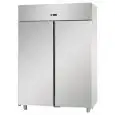KÜHLSCHRANK AUS EDELSTAHL AISI 304 - STATISCHE KÜHLUNG - Mod BG12EES - NUTZVOLUMEN LT 1200 -  2 TÜREN - TEMPERATUR 0°/+10°C - Abmessungen in cm (B x T x H): 142 x 70 x 203/210 -CE-Kennzeichnung