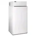 MINIKÜHLZELLE AUS VORLACKIERTEM STAHLBLECH, WEISS  - Mod. ND100WHIBTR - UMLUFTKÜHLUNG - NUTZVOLUMEN 1400 Liter - 1 TÜR - 3 INTERNE BÖDEN - ISOLIERUNGSDICHTE 60 mm - TEMPERATUR -18°/-20°C - Abmessungen in cm (B x T x H): 100 x 100 x 212 -CE-Kennzeichnung