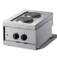 ELEKTROKOCHFLÄCHE - Mod. N62Q - 2 RUNDE HERDPLATTEN - Abmessungen in cm (BxTxH): 40 x 60 x 27 - EG-Norm