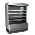 WANDKÜHLREGAL - MOD. VULCANO 80 INOX C/P - FÜR KONFEKTIONIERTE FLEISCHPRODUKTE - UMLUFTKÜHLUNG - TEMPERATURBEREICH: °C 0/+2 - SELF SERVICE - NICHT KANALBAUFÄHIG - CE ZEICHEN