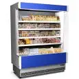 WANDKÜHLREGAL - MOD. VULCANO 80 LACKIERT S/L - FÜR WURSTWAREN UND MILCHPRODUKTE - UMLUFTKÜHLUNG - TEMPERATURBEREICH: °C +3/+5 - SELF SERVICE - NICHT KANALBAUFÄHIG - CE ZEICHEN