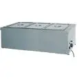 BAIN-MARIE TISCHGERÄT - TROCKENBEHEIZT - MOD. BMS - Edelstahlstruktur - einstellbarer Thermostat +30°/+90°C - Stromversorgung V230 50/60