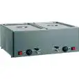 BAIN-MARIE TISCHGERÄT - TROCKENBEHEIZT - MOD. BMV - Edelstahlstruktur - einstellbarer Thermostat +30°/+90°C - Stromversorgung V230 50/60