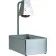 GN GEWÜRZBEHÄLTER UND ERHALTUNG FRITTIERGERICHTE - MOD. BI4719 - Struktur aus Edelstahl - 1 Infrarotlampe - Leistung: W 250 - Stromanschluss V230 50/60 Hz - Abmessungen in cm (B x T x H): 60 x 33 x 68