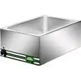 BAIN-MARIE/WASSERBAD - MOD. BM7700 - Struktur aus Edelstahl - KAPAZITÄT: : 1 Becken 1/1 GN H15cm - Leistung:  W 1200 - Stromversorgung V230 50/60 Hz - Abmessungen in cm (B x T x H): 57 x 37 x 22