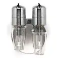 Mixer für Frappès - Wandmontage MOD. GM3133F - 2 transparente Becher (2 x 0,800 Liter) - Geschwindigkeit: 18000 U/Min- Leistung: 300 W - einphasiger Anschluss 230V 50/60 Hz - CE Kennzeichnung