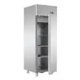KÜHLSCHRANK AUS EDELSTAHL AISI 304 - UMLUFTKÜHLUNG - N. 1 TÜR - Mod BG07EBT - GASTRONORM 2/1 - NUTZVOLUMEN LT 700 - TEMPERATUR -18°/-22°C - Abmessungen in cm (B x T x H): 71 x 80 x 203/210 - EG-Norm