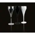 FLUTE GLAS (POLYCARBONAT) TRANSPARENT - BRUCHFEST - SPÜLMASCHINENFEST - KAPAZITÄT: 13 cl