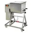 FLEISCHMIXER - 2 MISCHARME - UNTERGESTELL MIT ROLLEN - MOD. F100/2P - Fassungsvermögen: 100 Kg - Leistung: 1.8 kW - Gewicht: 110 kg - Produktmaße (B x T x H): 116 X 57 X 104 - CE NORM
