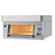 ELEKTRO-OFEN FÜR BROT/KONDITOREIWAREN - Mod. PFF - 1 Backfläche aus Riffelblech - statisch - Innenmaße der Backkammer in cm (BxTxH): 80 x 120 x h8 - Außenmaße in cm (BxTxH): 120 x 156 x 53 - max.Leistung: Kw 8,2 - Kapazität: 4 Backbleche (cm. 60x40) - EG-